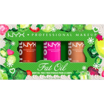 NYX Professional Makeup Xmas Body Oil Mini Kit set cadou pentru corp